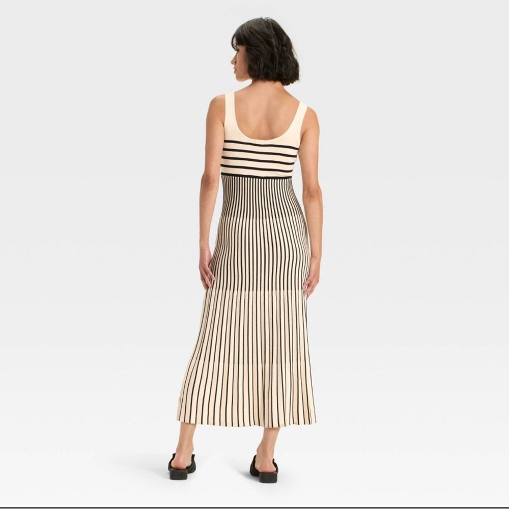 a new day Black and White Striped Maxi Dress - Picture 2 of 3
